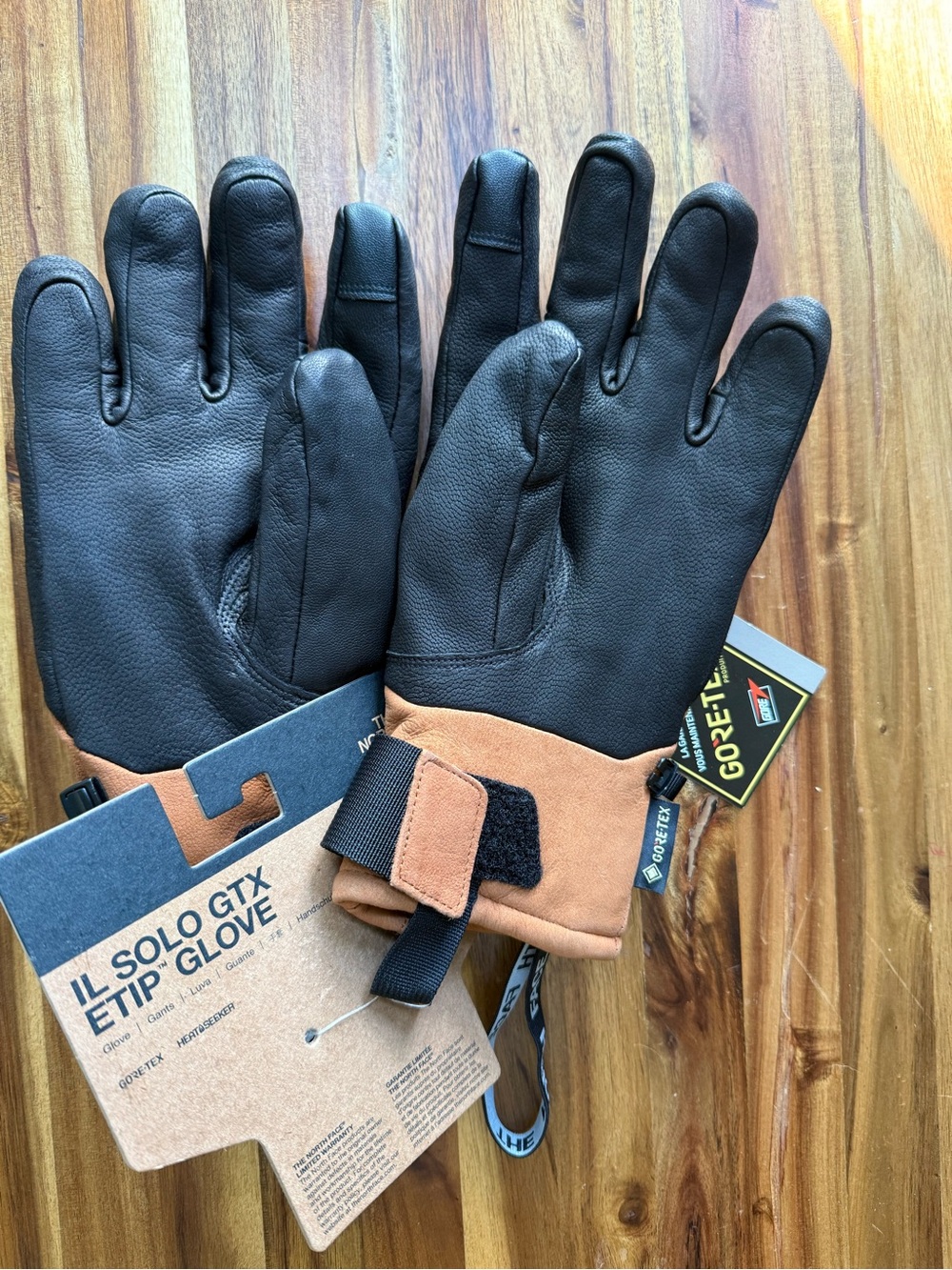 The North Face IL Solo GTX Etip Glove — Black & Brown - Picture 3 of 8